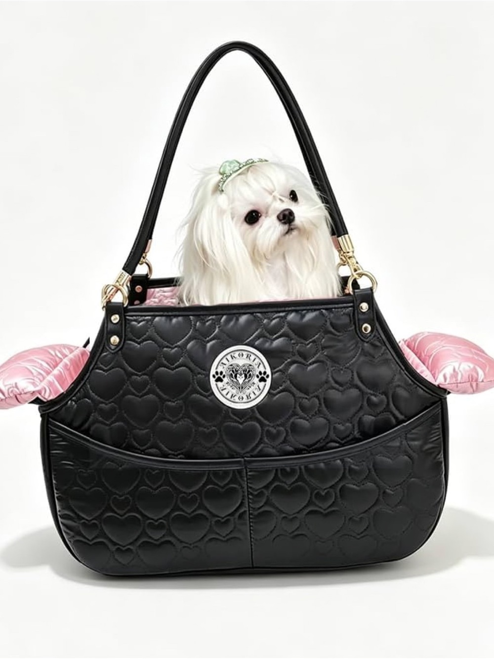 Carrier for small dog, fashionable design puppy purse